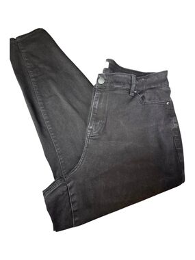 Lane Bryant Black Flex Magic Curvy Fit High Rise Skinny Jeans Plus Size 20 EUC